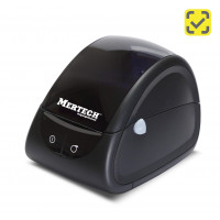 Термопринтер самоклеящихся этикеток MERTECH LP80 EVA RS232-USB Black