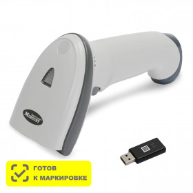 Беспроводной сканер штрих-кода MERTECH CL-2200 BLE Dongle P2D USB White Беспроводной сканер штрих-кода MERTECH CL-2200 BLE Dongle P2D USB White